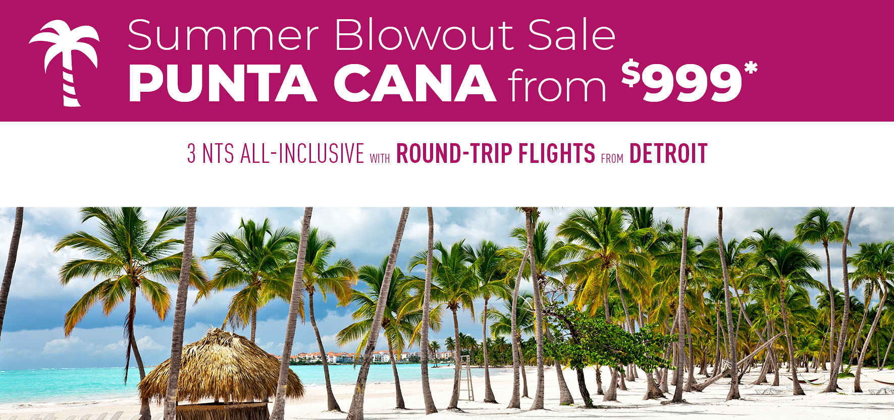 Detroit to Punta Cana Deals