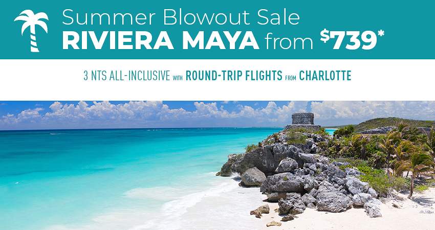 Charlotte to Riviera Maya Deals
