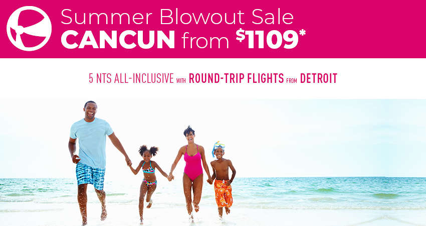 Detroit to Cancun Deals