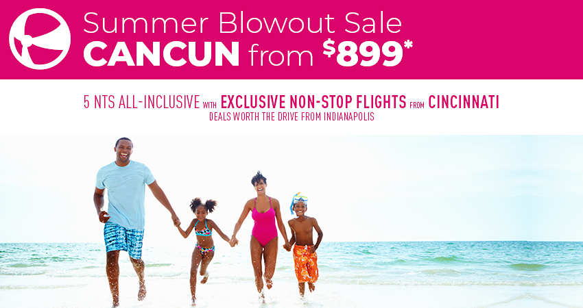 Indianapolis to Cancun Deals