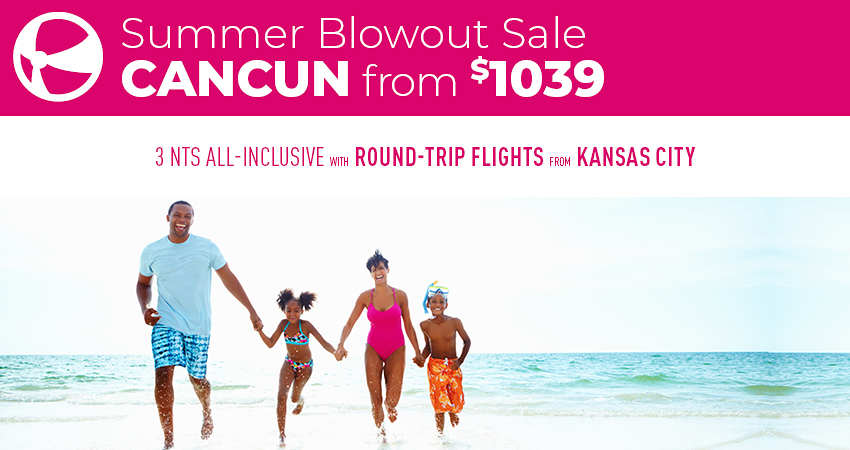 Kansas City to Cancun Deals
