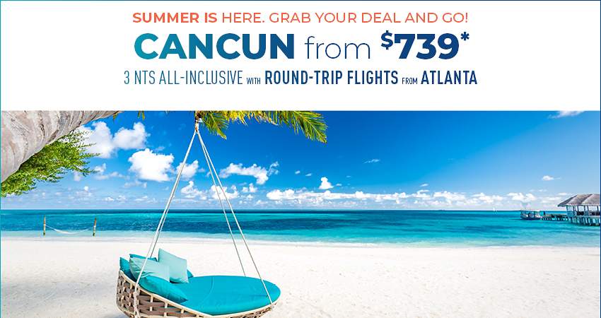 Atlanta to Cancun Deals