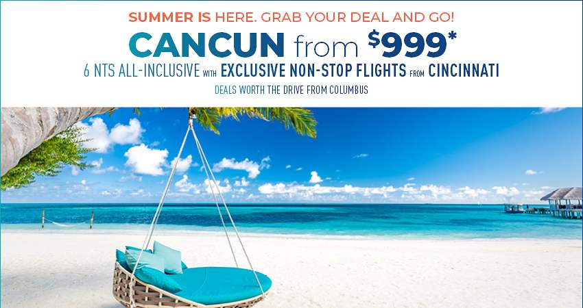 Columbus to Cancun Deals