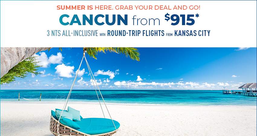 Kansas City to Cancun Deals