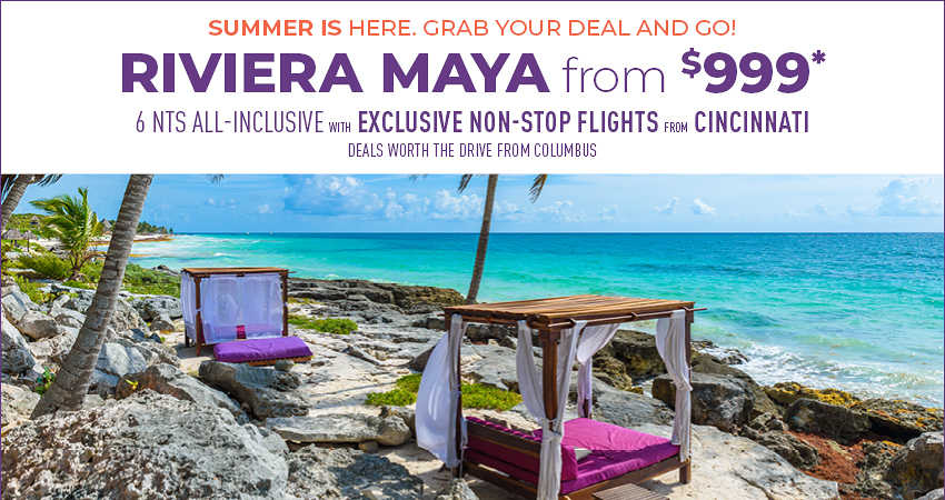 Columbus to Riviera Maya Deals