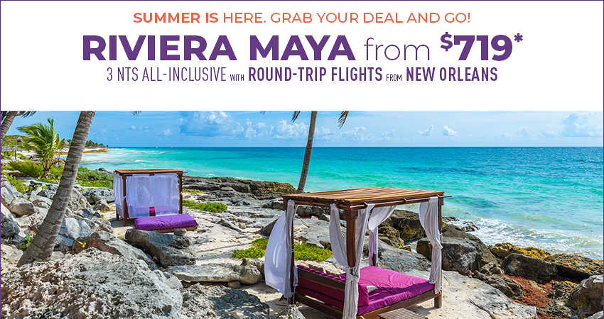 New Orleans to Riviera Maya Deals