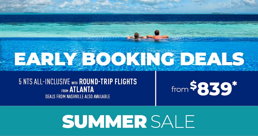 Atlanta or Nashville Early Booking Deals