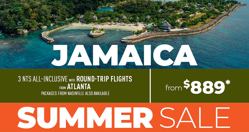 Atlanta or Nashville to Jamaica Deals