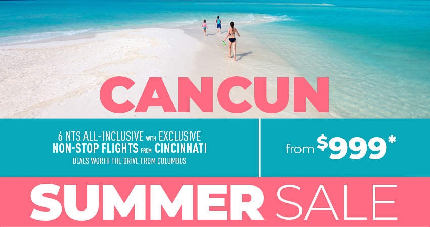 Columbus to Cancun Deals