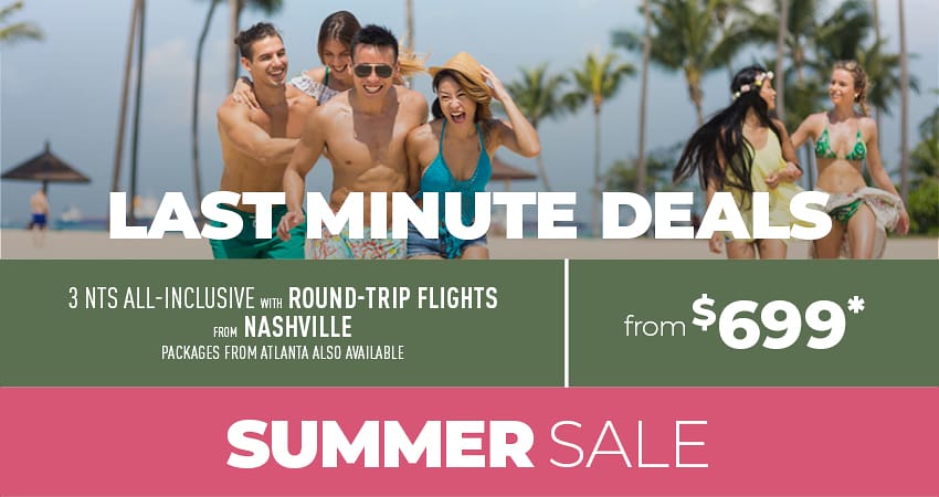 Atlanta or Nashville Last Minute Deals