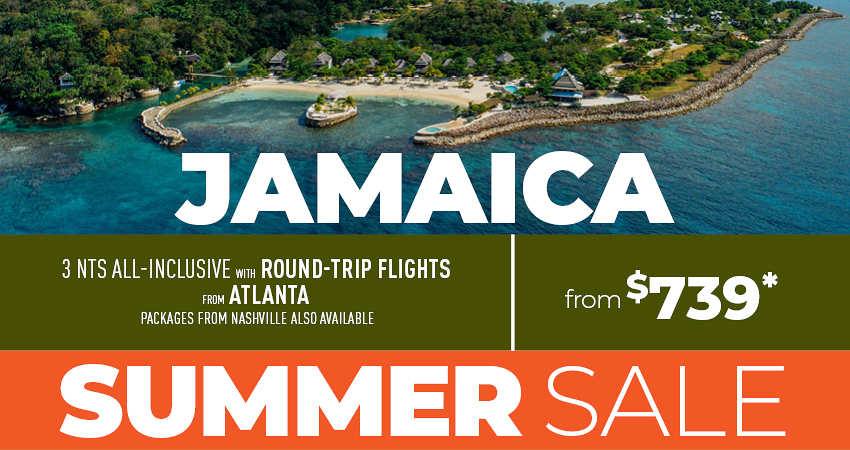 Atlanta or Nashville to Jamaica Deals