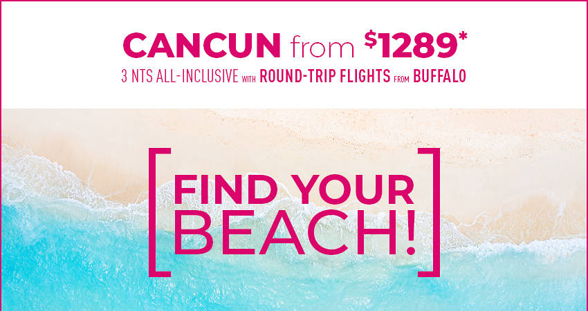 Buffalo to Cancun Deals