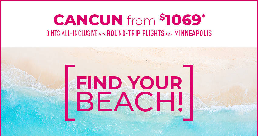 Minneapolis to Cancun Deals