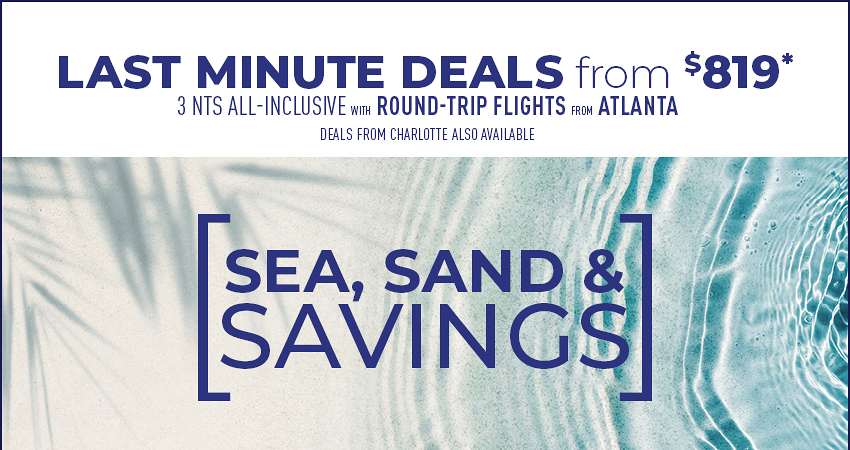 Atlanta or Charlottes Last Minute Deals