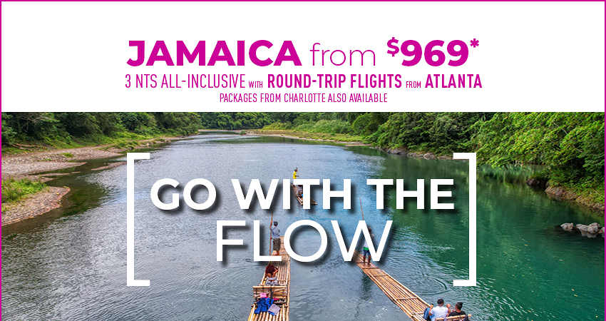 Atlanta or Charlotte to Jamaica Deals