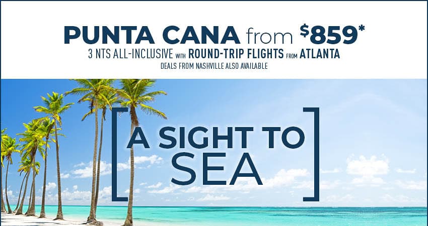 Atlanta or Nashville to Punta Cana Deals