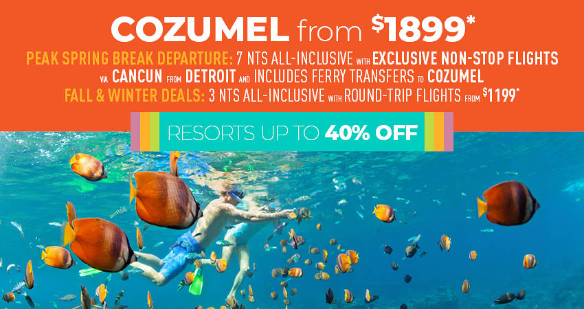 Detroit to Cozumel Deals