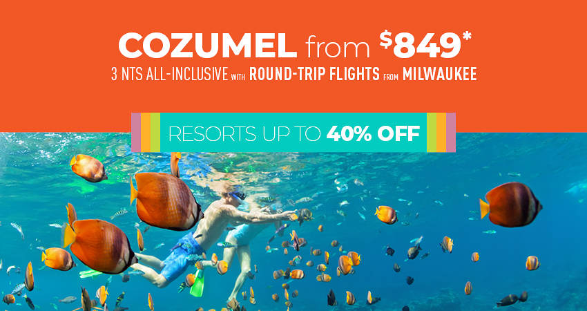 Milwaukee to Cozumel Deals