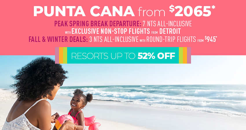 Detroit to Punta Cana Deals