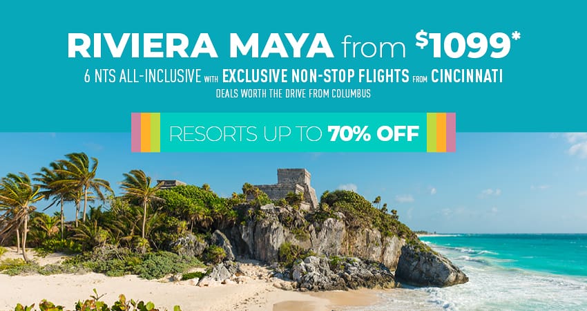Columbus to Riviera Maya Deals