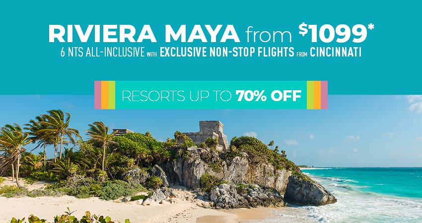 Cincinnati to Riviera Maya Deals