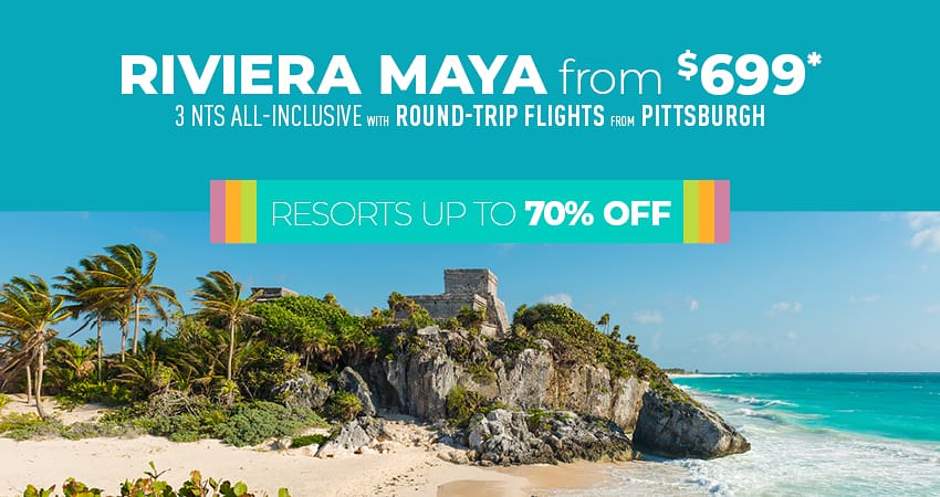 Pittsburgh to Riviera Maya Deals