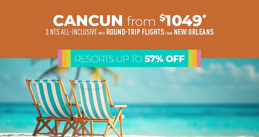 New Orleans to Cancun Deals