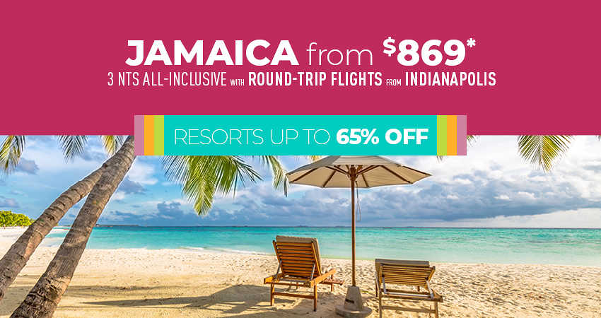 Indianapolis to Jamaica Deals