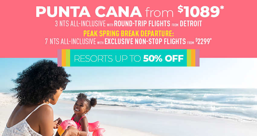 Detroit to Punta Cana Deals