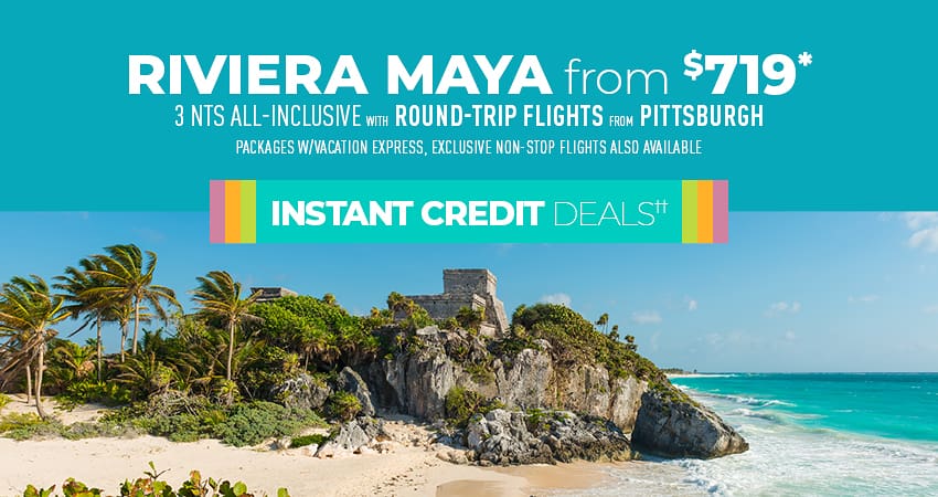 Pittsburgh to Riviera Maya Deals