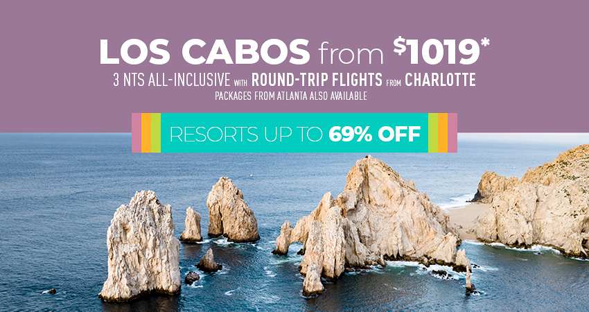 Atlanta or Charlotte to Los Cabos Deals