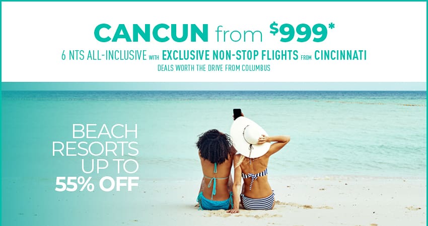 Columbus to Cancun Deals