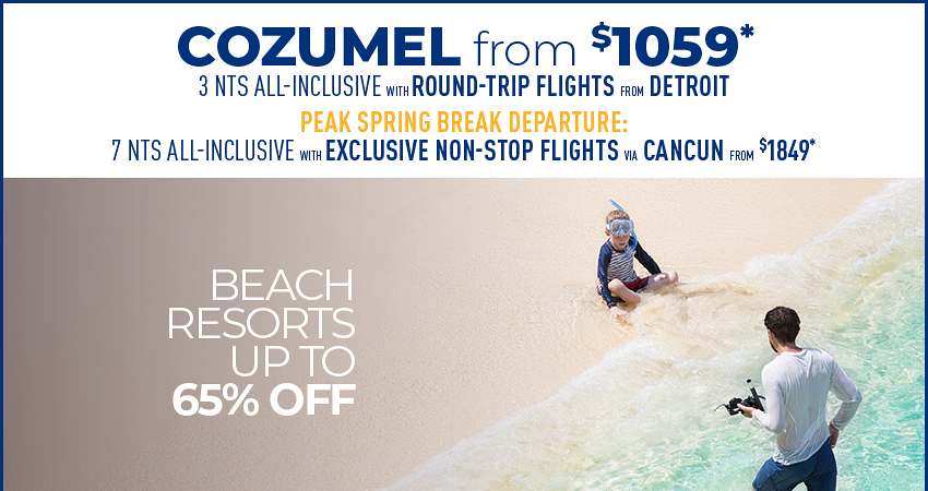 Detroit to Cozumel Deals