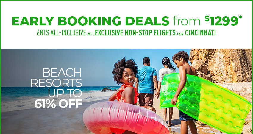 Cincinnati Early Booking Deals
