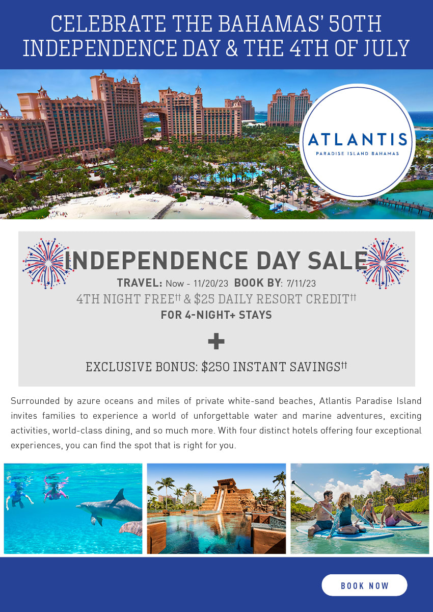 Escape To Paradise At The Atlantis Paradise Island, Bahamas