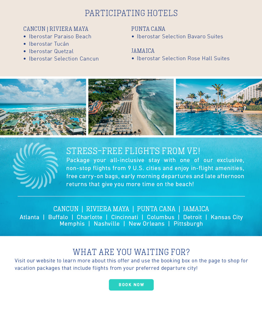 Flights and vacation packages