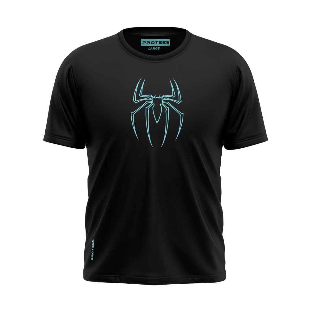 DTF BLACK V3 - AZURE SPIDER MAN TEE