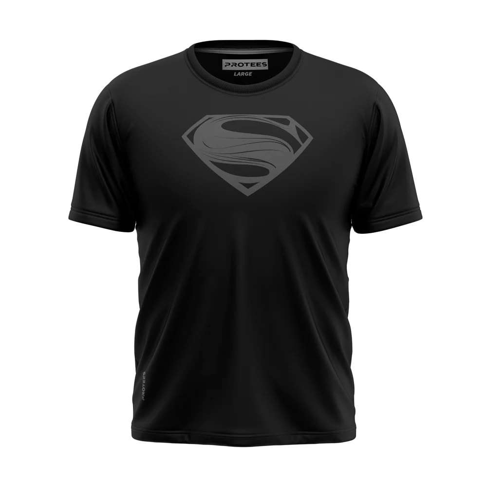DTF Superman Black Tee
