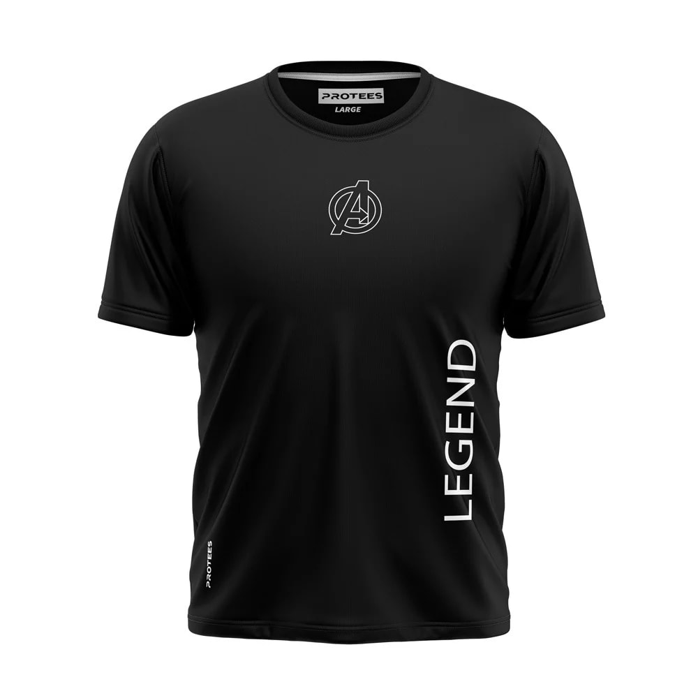 DTF AVENGERS BLACK LEGEND TEE
