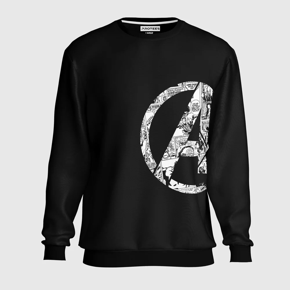 NEW BLACK AVENGERS SWEATSHIRT