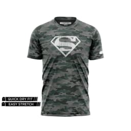 DIGITAL DRY-FIT TEE - CAMO WHITE SUPERMAN DG01024AO URG102