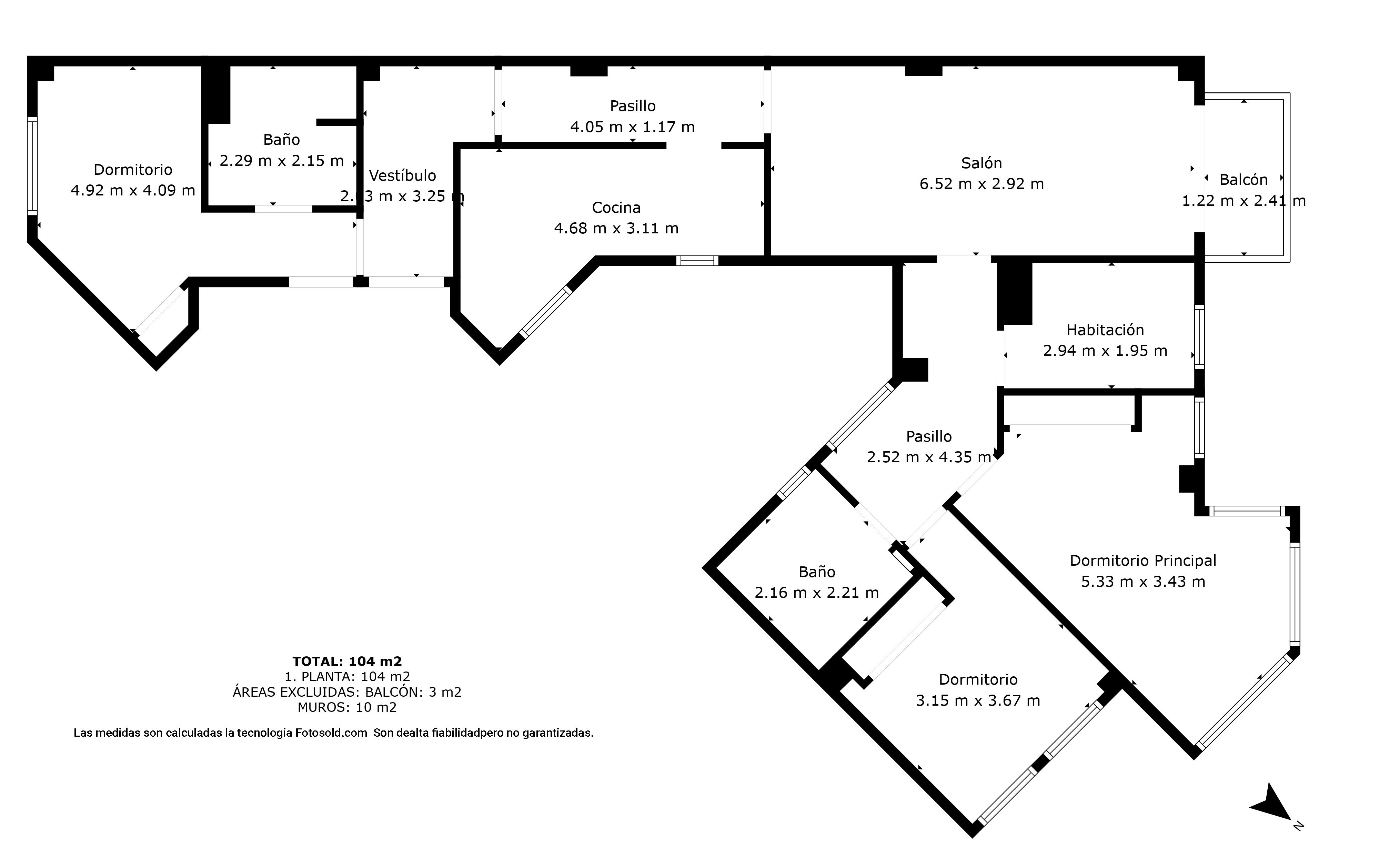 An example of floor plan