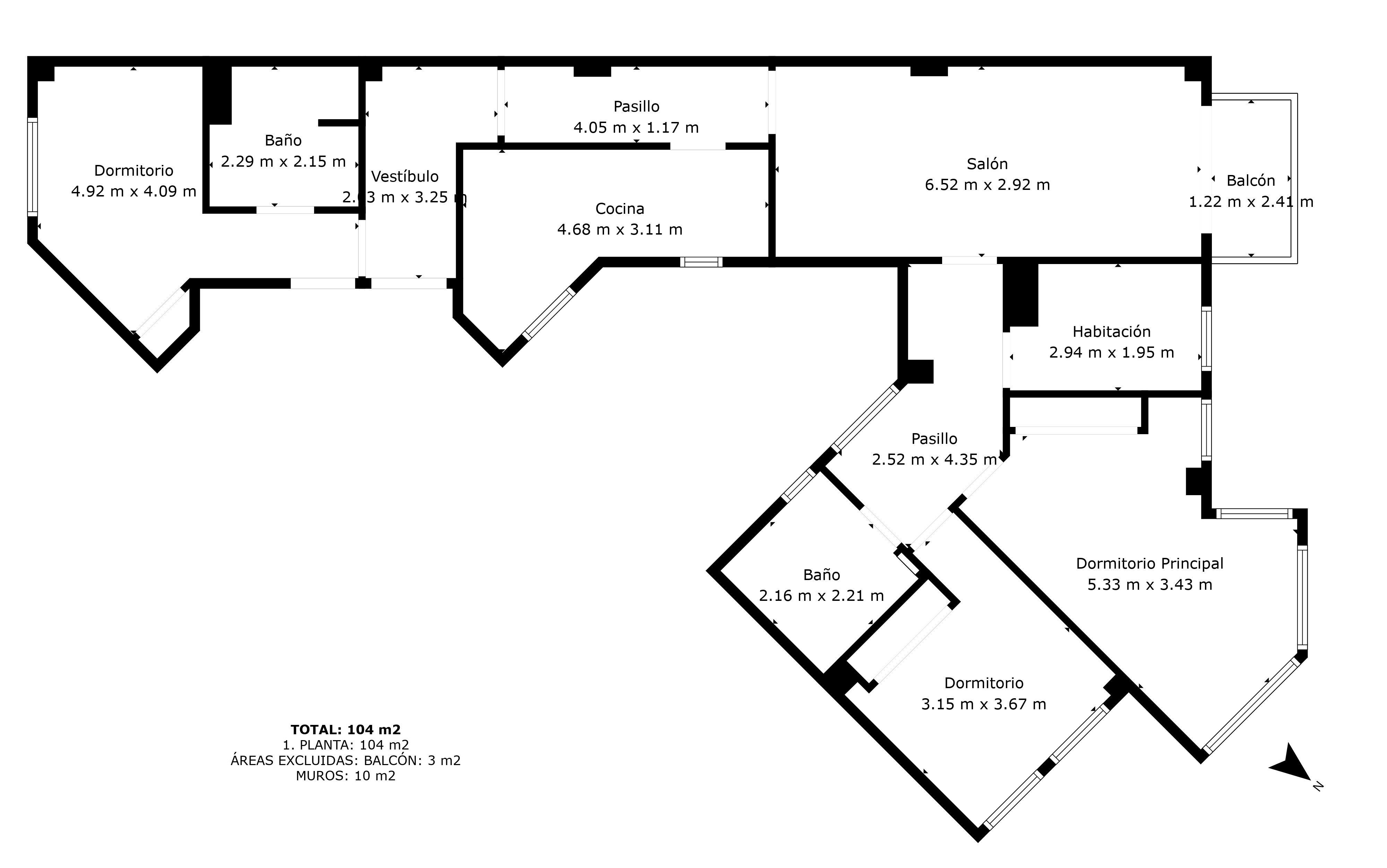 An example of floor plan