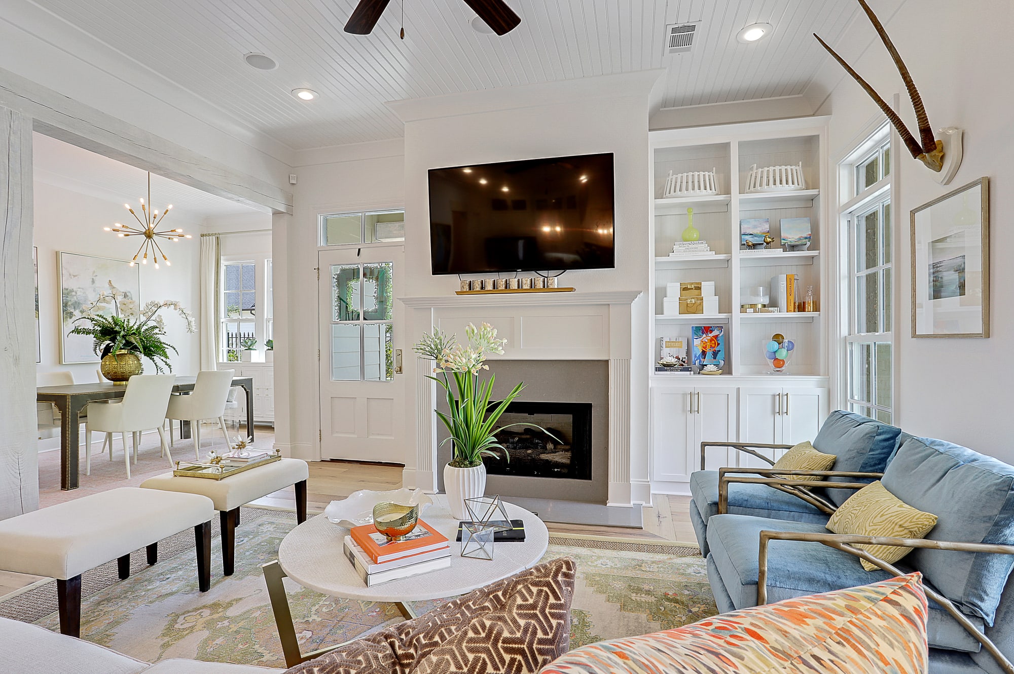 Luxury real estate photography living room interior