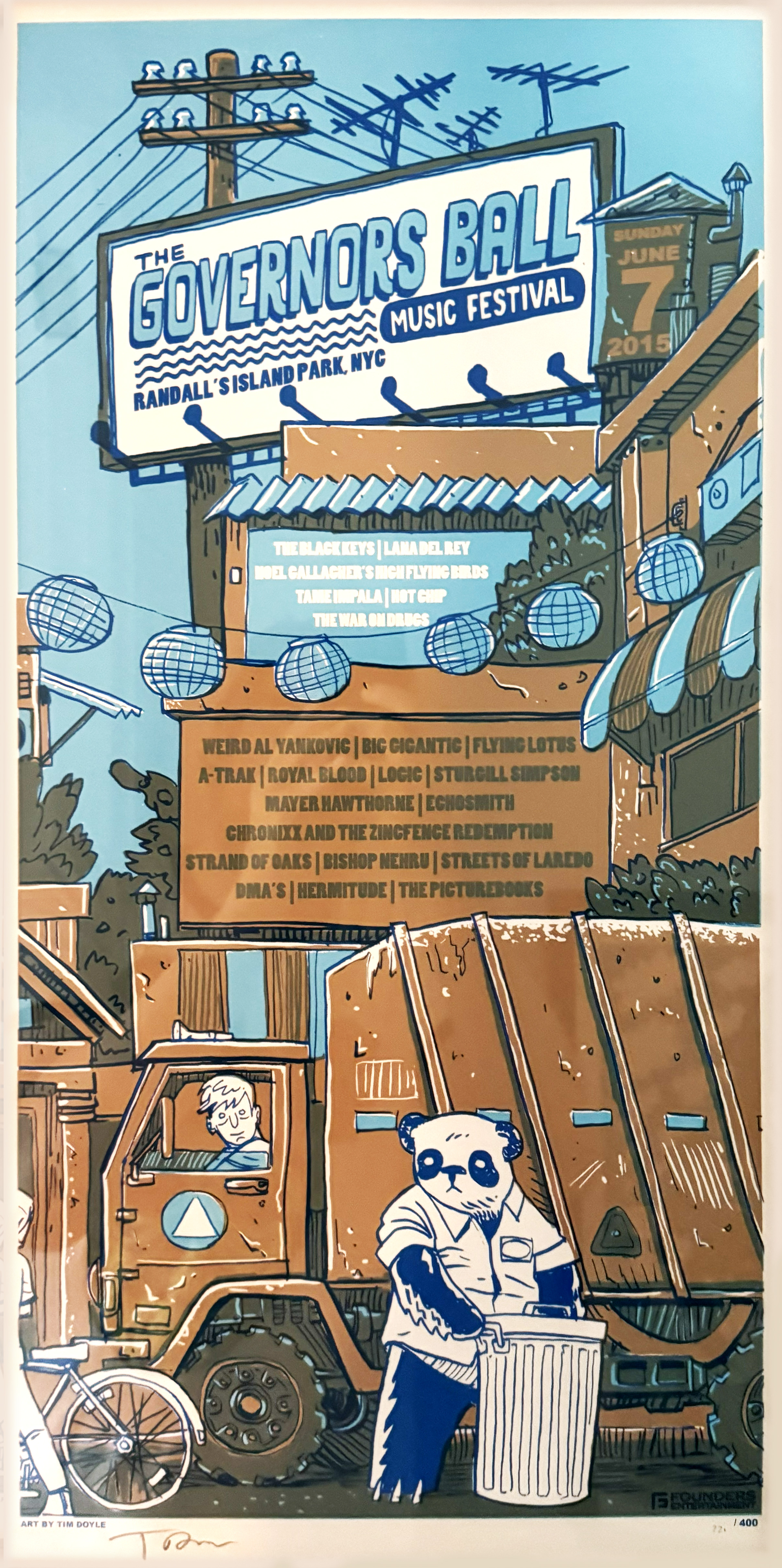 The Black Keys poster by Tim Doyle