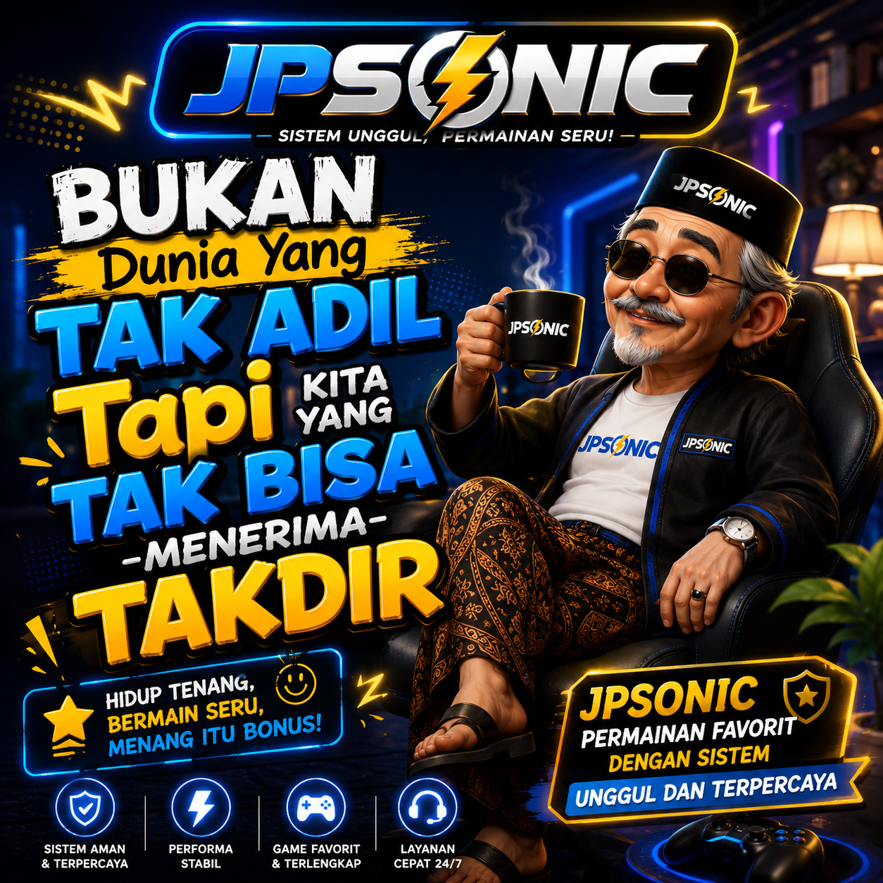 JPSONIC : Permainan Favorit dengan Sistem Unggul dan Terpercaya
