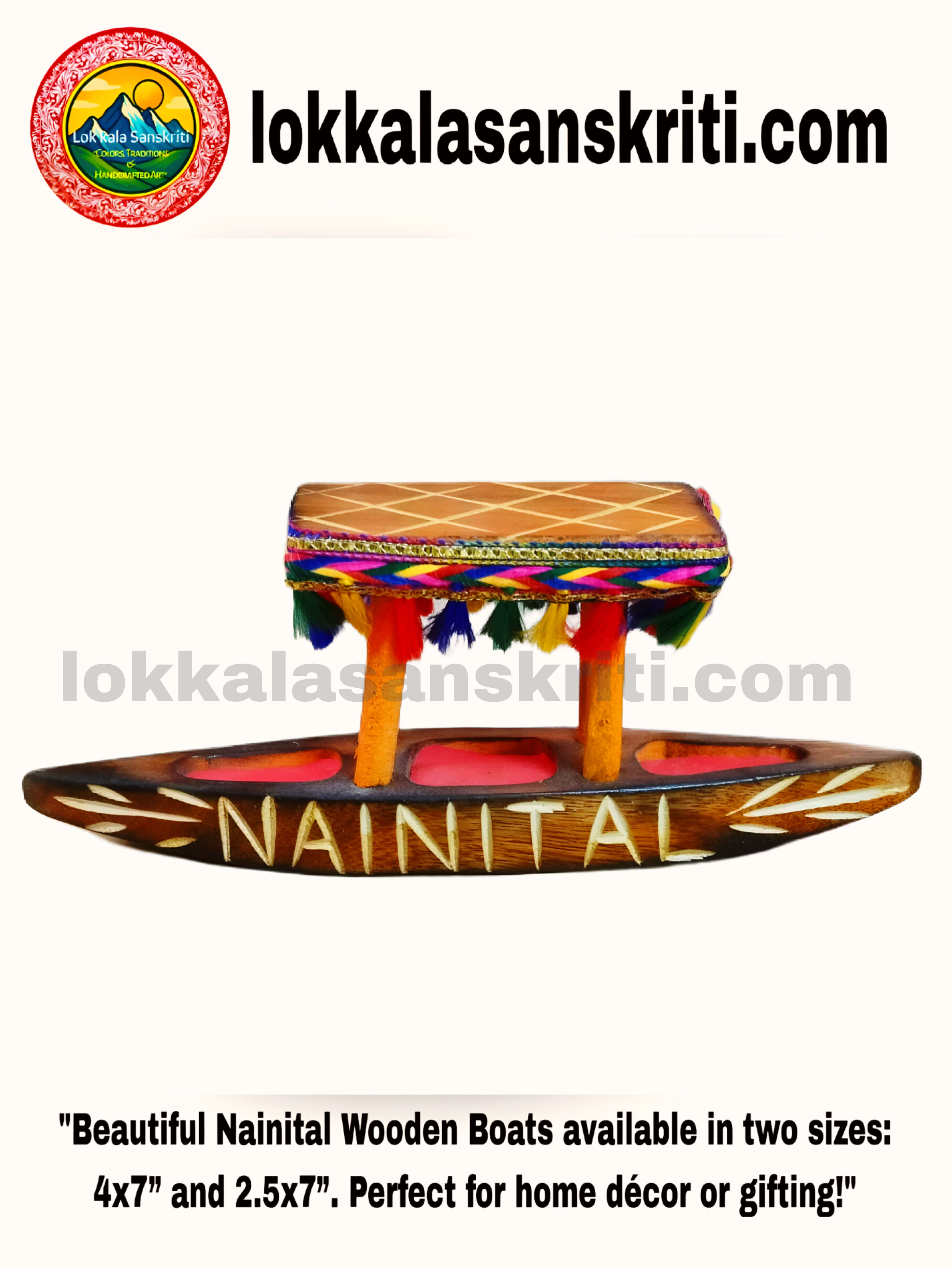 Nainital Wooden Boat – Miniature Craft thumbnail 2