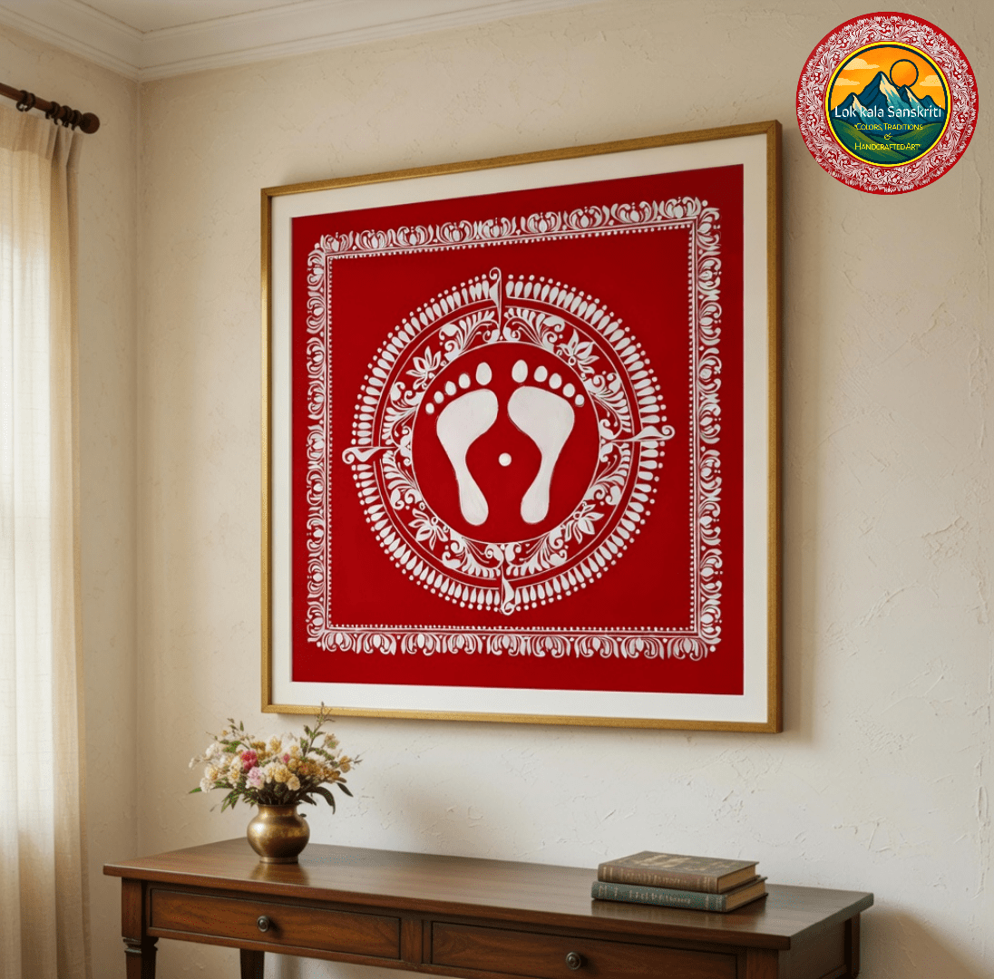 Shubh Lakshmi Charan – Traditional Aipan Art
