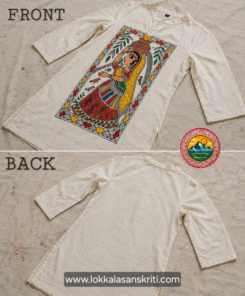 Madhubani on Fabric – Your Fabric, Our Art thumbnail 2