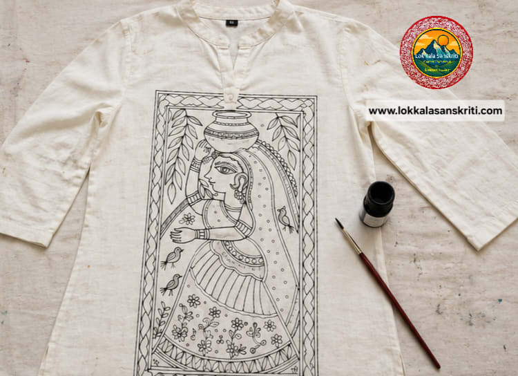 Madhubani on Fabric – Your Fabric, Our Art thumbnail 3